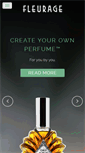 Mobile Screenshot of fleurage-natural-perfume.com.au