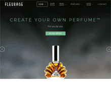 Tablet Screenshot of fleurage-natural-perfume.com.au